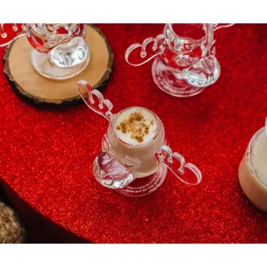 Silver Buffalo National Lampoon's Christmas Vacation Marty Moose 4-Piece Acrylic Shot Glass Set image {7}