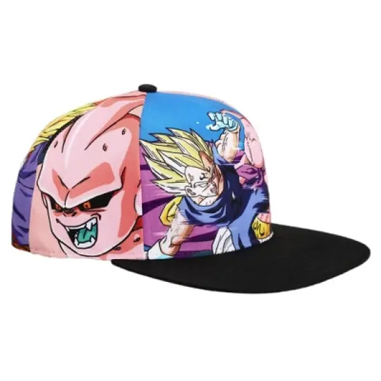 Dragon Ball Z Majin Buu & Goku Sublimation Panel Baseball Cap image {2}