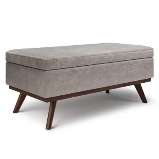 Large Ethan Lift Top Coffee Table Storage Ottoman - WyndenHall image {11}