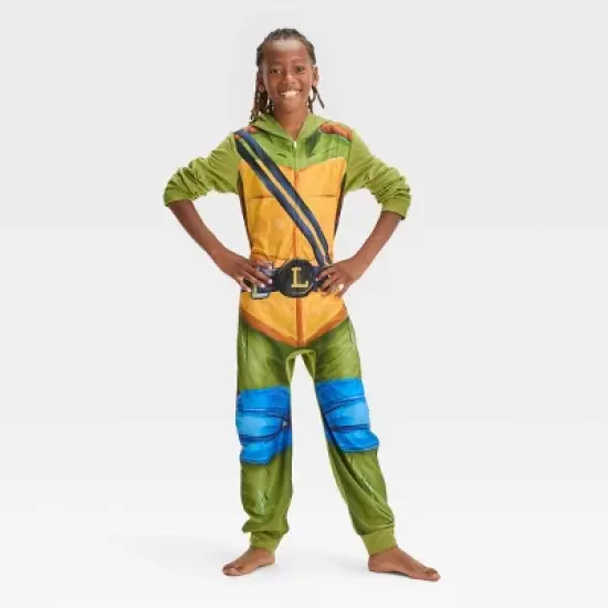 Boys' Teenage Mutant Ninja Turtles Union Suit - Green image {2}