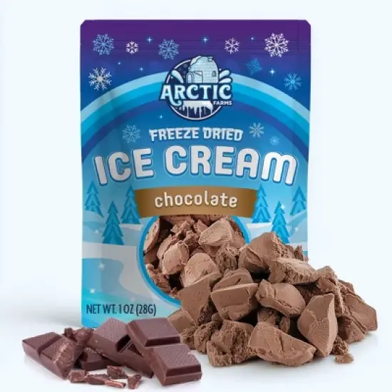 Arctic Farms Freeze Dried Ice Cream That Does Not Melt (Bits) (Chocolate) image {5}
