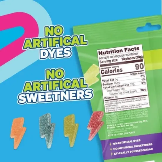 Feastables Sour Strikes Gummy Candies - Original Assortment - 7.5oz image {3}