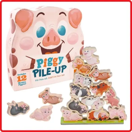 ROO GAMES Piggy Pile-Up: Fast-Paced Stacking and Balancing Game image {1}
