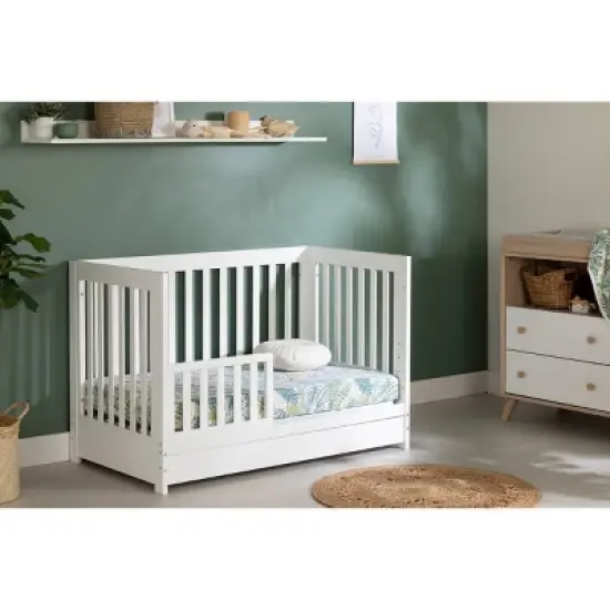 Yodi Changing Table with Drawers - Soft Elm and Pure White - South Shore image {6}