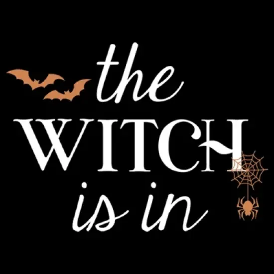 Junior's Lost Gods Halloween The Witch Is In T-Shirt image {1}