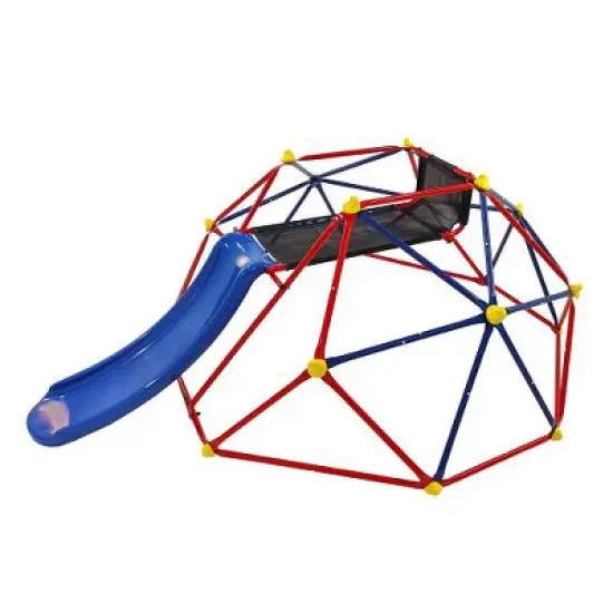 YUHAO Children 6ft Dome Climber with 1.2m Slide , Outdoor Toys，Age 3+ image {9}