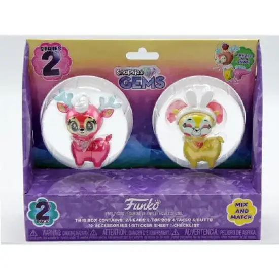FUNKO SNAPSIES: Gems-2PK (Spring) Blush&Pinky image {1}