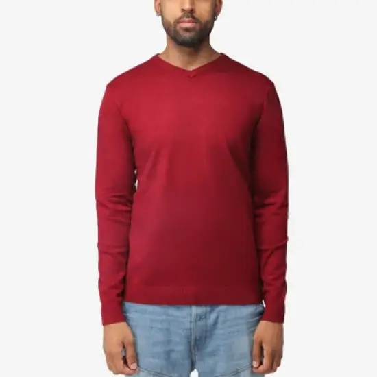 X RAY Men's Slim Fit Pullover V-Neck Sweater, Sweater for Men Fall Winter (Available in Big & Tall) image {16}