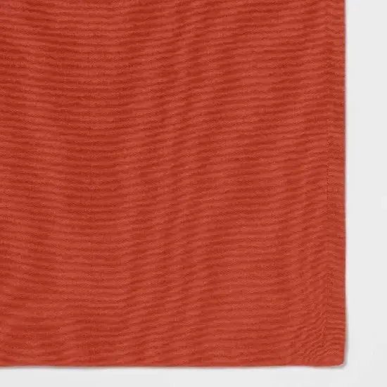 84" x 60" Cotton Tablecloth Dark Orange - Threshold&trade; image {2}