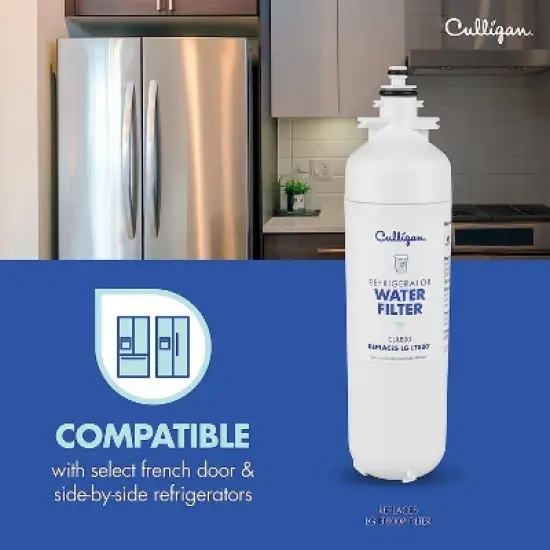 Culligan CUL800 Replacement LG (LT800P) Refrigerator Water Filter: Filters Odors, Pharmaceuticals, Lead, Chlorine, VOCs image {4}