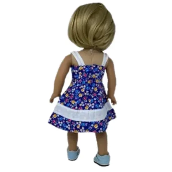 Doll Clothes Superstore Matching Girl And Doll Flower Sundress Size 5 image {3}