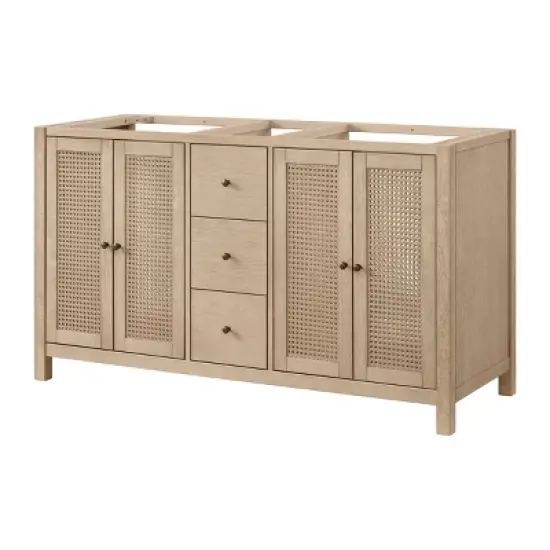Alaterre Furniture Lucca Bathroom Vanity - Freestanding Cabinet Without Top image {15}