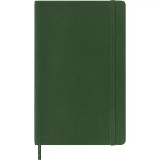 Moleskine 2025 Weekly/Monthly Planner 5.125"x8.25" Large Softcover Myrtle Green: Pocket Calendar, College Ruled, Acid-Free image {1}