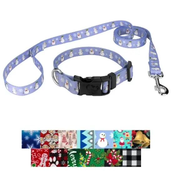 Country Brook Petz Deluxe Collar and Leash - Christmas Collection image {6}