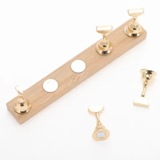 Unique Bargains Rectangular Nail Display Stand 1 Set image {2}