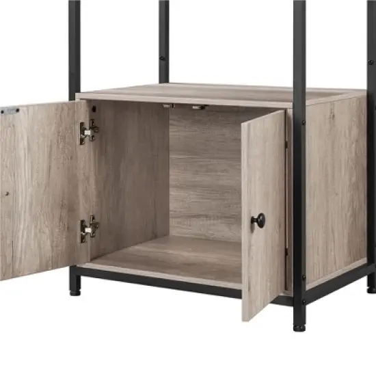 Yaheetech 59" Kitchen Storage Rack with Cabinet and Shelves image {5}