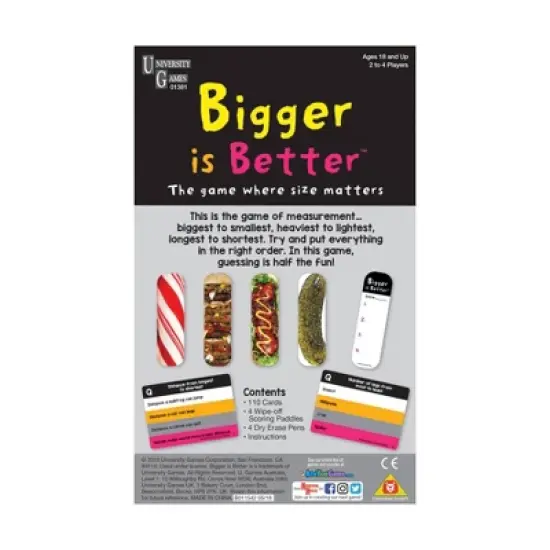 University Games Bigger is Better Board Game image {2}