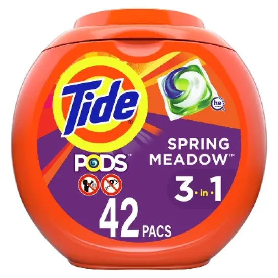 Tide Pods Laundry Detergent Pacs - Spring Meadow  image {11}