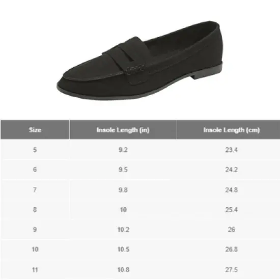 Alpine Swiss Abby Womens Penny Loafers Slip On Flats Comfortable Office Shoes image {5}