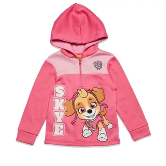  Paw Patrol Skye Girls Fleece Half Zip Hoodie Toddler  image {9}