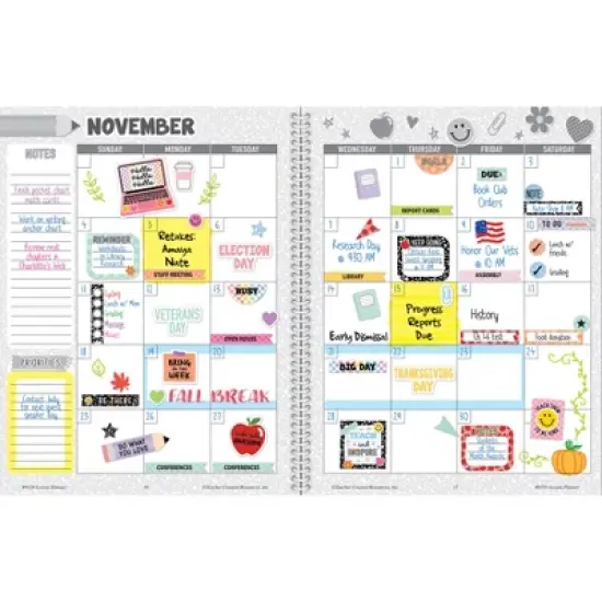 Teacher Created Resources&reg; Cool for School Teacher Plan Book image {3}