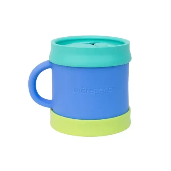 morepeas Silicone Baby Snack Cup - Blueberry image {8}