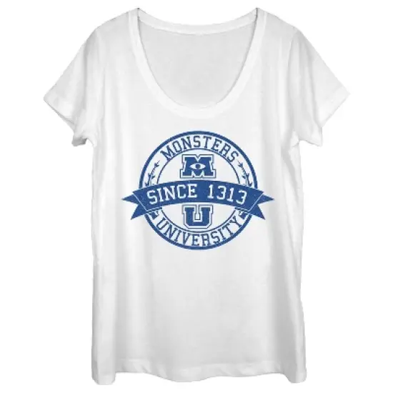 Women's Monsters Inc University Since 1313 Scoop Neck image {2}