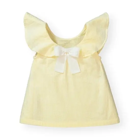 Hope & Henry Girls' Ruffle Top with Bow, Infant image {3}
