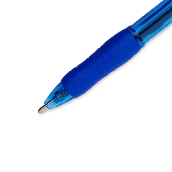 Paper Mate Profile Retractable Ballpoint Pen Bold Point Blue Ink Dozen (89466) image {2}
