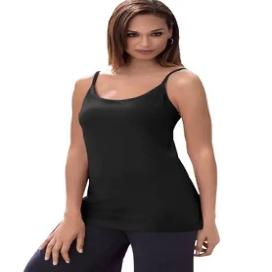 Jessica London Women&rsquo;s Plus Size Cami Top with Adjustable Straps image {5}