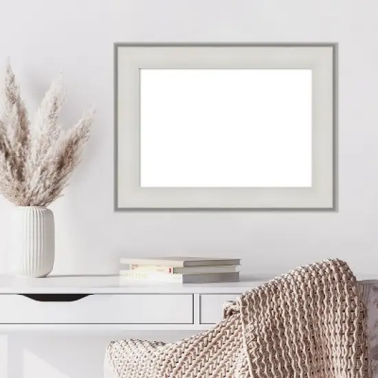 Amanti Art Imperial Silver Framed Dry Erase Magnetic Board image {8}