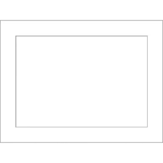 Amanti Art Wedge White Framed Dry Erase Magnetic Board image {10}