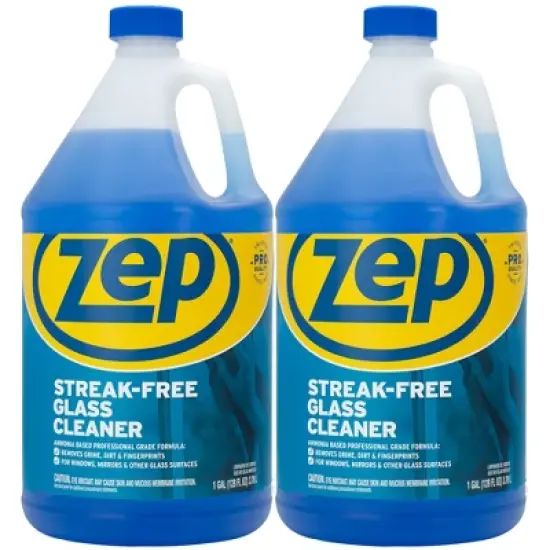 Zep Streak-Free Glass Cleaner &ndash; Ammonia-Based Formula &ndash; 1 Gallon image {12}