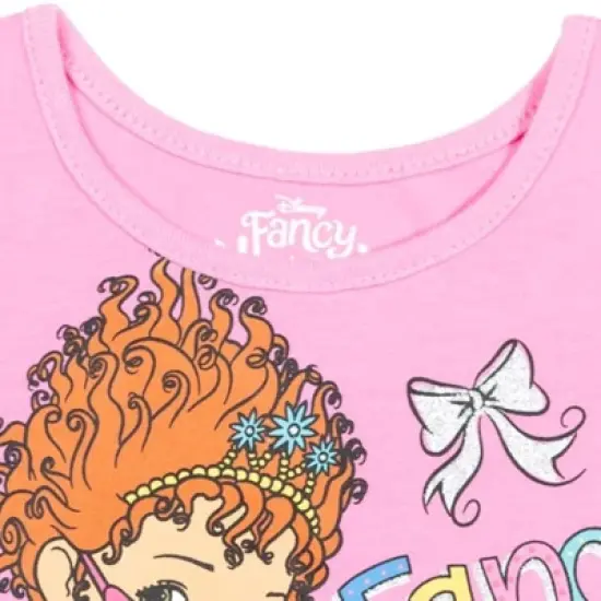 Disney Fancy Nancy Short Sleeve Tutu Dress Scrunchy Set Pink  image {6}