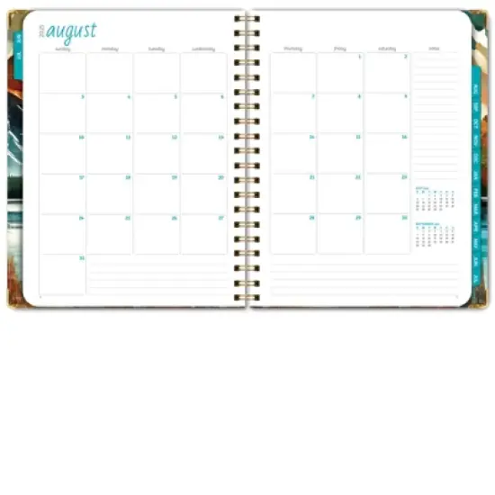Global Printed Products Hardcover AY 2025-2026 Fashion Planner - 8.5"x11" (Lake View) image {2}