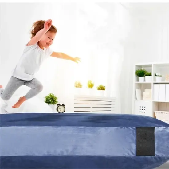 Cheer Collection Sensory Crash Pad Filled with Foam Blocks, and Washable Cover Included image {2}