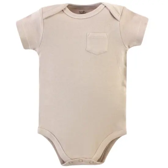 Touched by Nature Organic Cotton Bodysuits 5pk, Little Giraffe image {2}