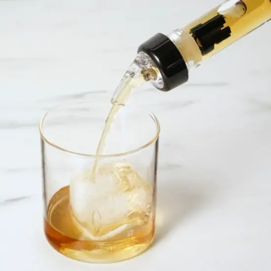 True Ace Measured Liquor Pour Spout - 1oz Pourer - Fits Standard Liquor Bottles - Automatic Measuring Liquor Pourer Bar Accessory - Plastic Set of 2 image {3}