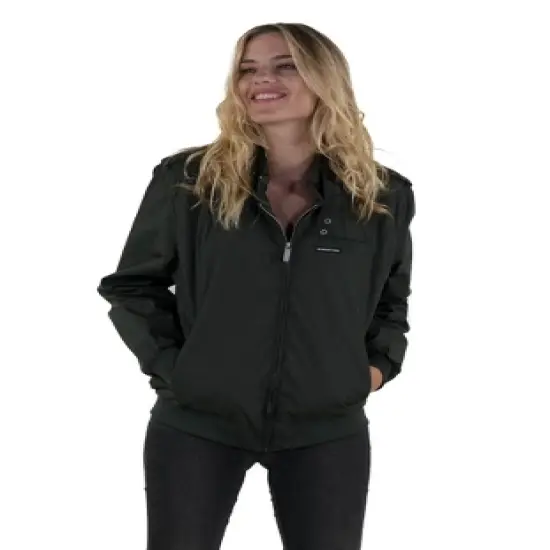 Members Only Women's Classic Iconic Racer Oversized Jacket image {12}