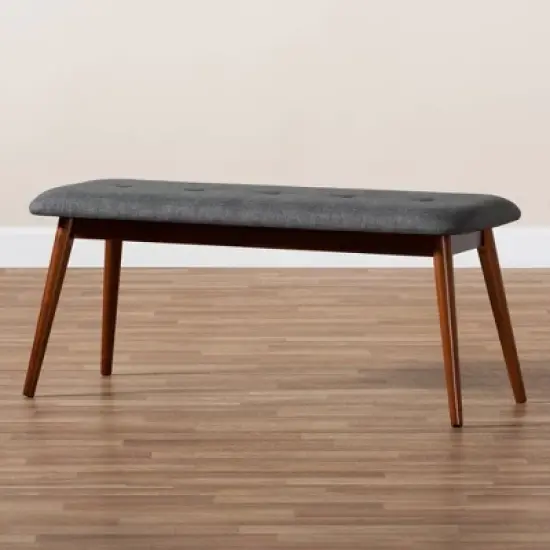 Flora Bench - Baxton Studio image {6}