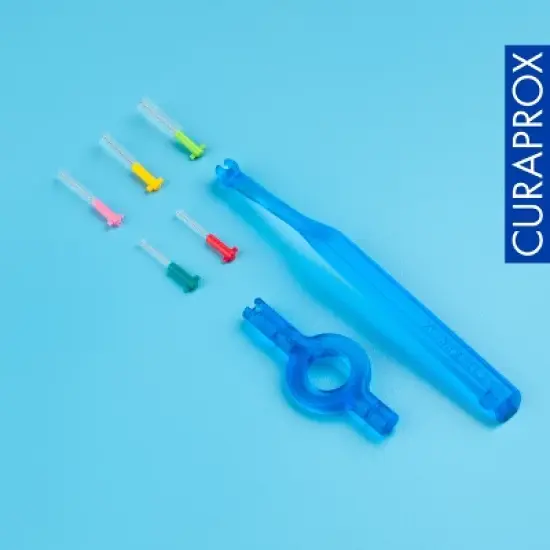 Curaprox CPS Prime Start Mixed Set, Interdental Brush Starter Kit for Gentle and Effective Between-Teeth Cleaning image {4}