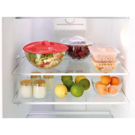 Lekue Silicone Suction Lid, Clear, 7-Inch image {1}