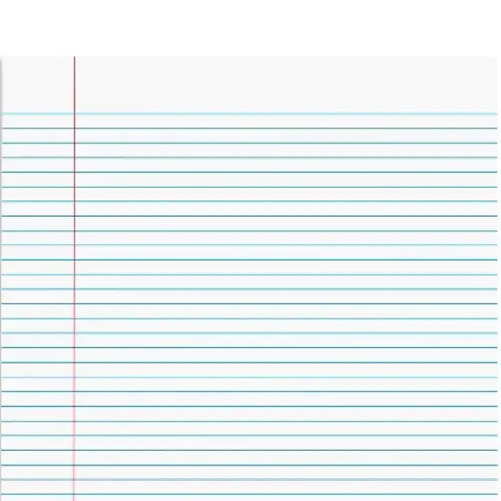 MyOfficeInnovations Notepads 8.5" x 11" Narrow White 50 Sh./Pad 12 Pads/PK (18597STP) 246793 image {5}