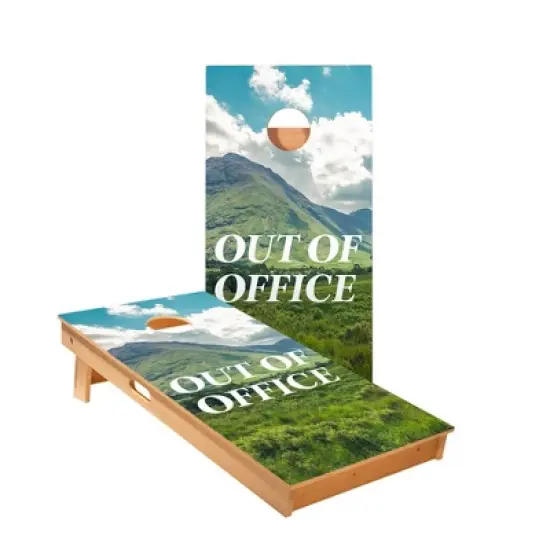 Skip's Garage | Out Of Office Cornhole Boards - ACA Star Series image {3}