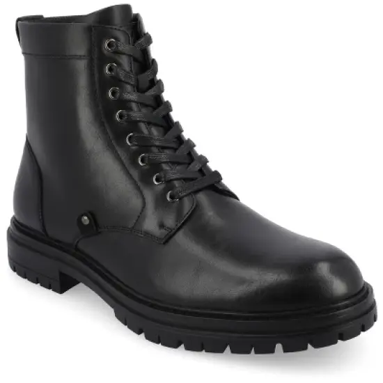 Vance Co. Denver Tru Comfort Foam Plain Toe Lace-up Ankle Boot image {9}