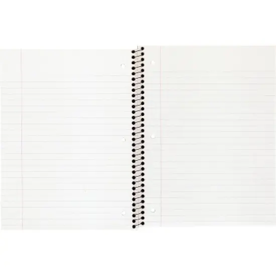 Wide Ruled 1 Subject Flexible Plastic Cover Spiral Notebook - up&up&trade; image {2}