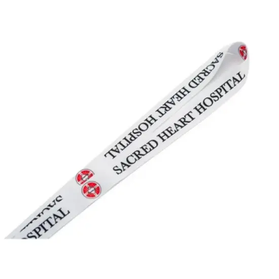 Surreal Entertainment Scrubs Official Sacred Heart Hospital Lanyard | Includes ID Holder & Charm image {3}