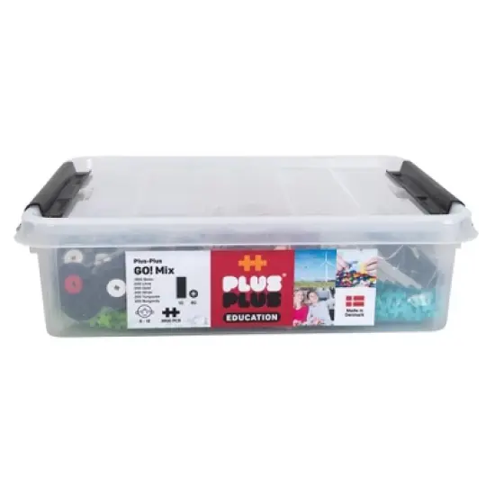 Plus-Plus GO! Educational Tub, 2600 Pieces image {1}