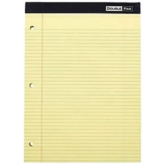 MyOfficeInnovations Notepads 8.5" x 11.75" Wide Yellow 100 Sh./Pad 6 Pads/PK 478871 image {8}