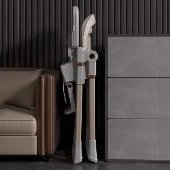 CIPACHO Adjustable Baby High Chair 0-6 Years &ndash; Portable Infant Feeding Seat with Safety Belt, Silent Lockable Wheels & Easy-Clean Design White image {12}